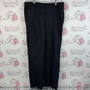 Cleo pants square pattern pockets black and Gray Checkered Pants
